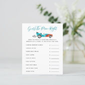 Het Baby shower van de Blauwe Ras raad de prijs (Staand voorkant)