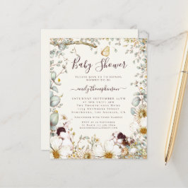 Het  Baby shower van de Bunnies van de begroting n
