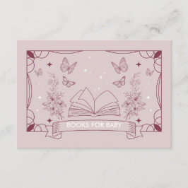 Het Baby shower van de Dochter voor Baby Enclosure Informatiekaartje