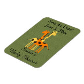 Het Baby shower van de Giraffe sparen de Magneten  (Linkerzijde)