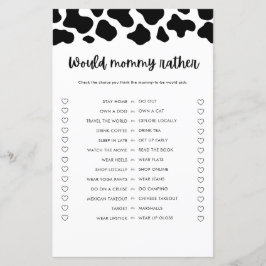 Het Baby shower van de Heilige Koe zou mama een an