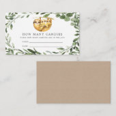 Het Baby shower van de Kloonde van de Twinden raad Informatiekaartje (Voorkant / Achterkant)