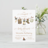 Het Baby shower van de Koud van het Avontuur van d Kaart (Staand voorkant)