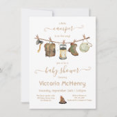 Het Baby shower van de Koud van het Avontuur van d Kaart (Voorkant)