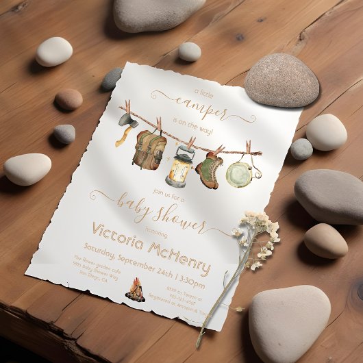 Het Baby shower van de Koud van het Avontuur van d Kaart