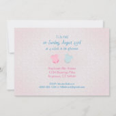 Het Baby shower van de Lay-out van de lijn Kaart (Achterkant)