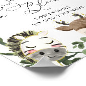Het Baby shower van de levende dieren decorbeert e Poster (Hoek)