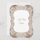 Het Baby shower van de overlapping en van de Las v Kaart (Voorkant)