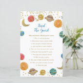 Het Baby shower van de Ruimteruimte van de vliegtu (Staand voorkant)