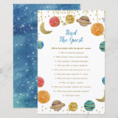 Het Baby shower van de Ruimteruimte van de vliegtu (Voorkant / Achterkant)