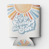 Het Baby shower van de Son Sunshine Boy Blikjeskoeler (Achterkant)