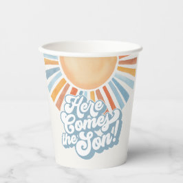 Het Baby shower van de Son Sunshine Boy Papieren Bekers