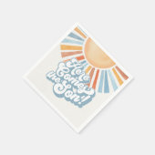 Het Baby shower van de Son Sunshine Boy Servet (Hoek)