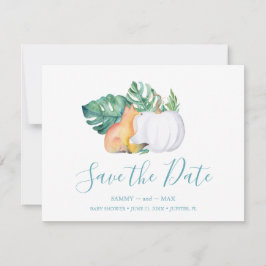 Het Baby shower van de Tropische Herfst sparen de Save The Date