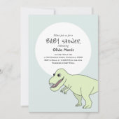 Het Baby shower van een paddestoel Kaart (Voorkant)