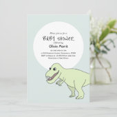 Het Baby shower van een paddestoel Kaart (Staand voorkant)