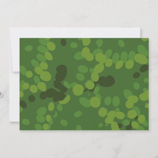 Het Baby shower van het Adventure van het Beer van Kaart (Achterkant)