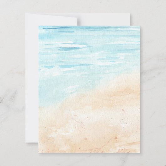 Het Baby shower van het Adventure van het Surf van (Achterkant)