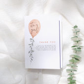 Het Baby shower van het Girlballongebergte bedankt