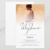 Het Baby shower van het Manuscript van de Bekledin (Voorkant / Achterkant)