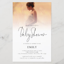 Het Baby shower van het Manuscript van de Bekledin