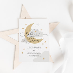 Het Baby shower van het Manuscript van de Stenen v Kaart