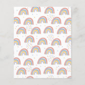 Het Baby shower van het Manuscript van de Waterver (Achterkant)