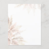 Het Baby shower van het Manuscript van Pampas van  (Achterkant)