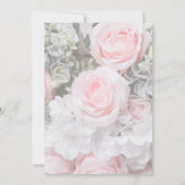 Het Baby shower van het moderne geometrische roze  Kaart (Achterkant)