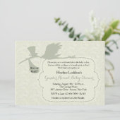 Het Baby shower van het Seksvlees wordt op weg naa Kaart (Staand voorkant)