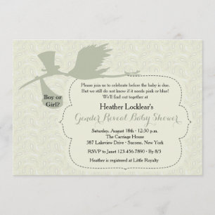 Het Baby shower van het Seksvlees wordt op weg naa Kaart