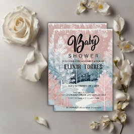 Het Baby shower van het Winter Wonderland in Water Kaart