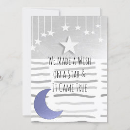 Het Baby shower van Moon Boy en Stars Kaart