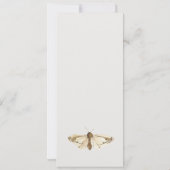 Het Baby shower van onze kleine blauwe dragonfly Kaart (Achterkant)