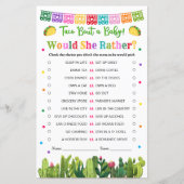 Het Baby shower van Taco zou ze liever niet het th (Voorkant)