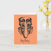 Het Baby van Hey… Schijf Kaart (Gele Bloem)