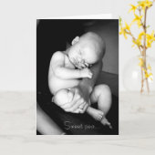 Het babykaart van de schat kaart (Gele Bloem)