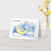 Het babyWenskaart van de slaap Kaart (Gele Bloem)