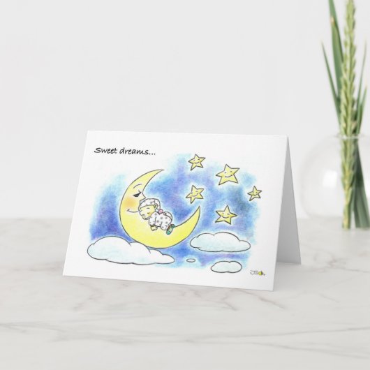 Het babyWenskaart van de slaap Kaart (Voorkant)