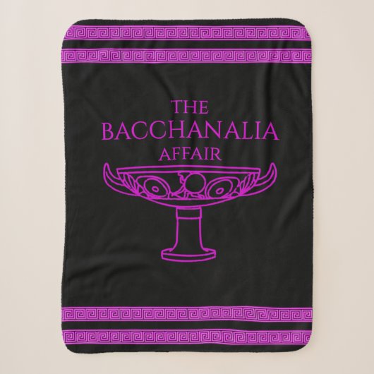 Het Bacchanalia-affaire dekbed Sherpa Deken (Voorkant)