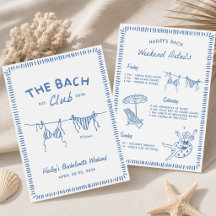 Het Bach Club vrijgezellenweekend itinerary