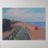 HET BACK OP FLAGLER BEACH POSTER (Voorkant)