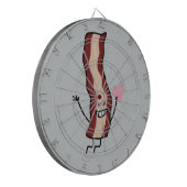 Het bacon houdt van u Valentijn! Dartbord (Voorkant Links)