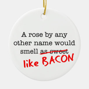 Het bacon nam met een andere Naam toe Keramisch Ornament