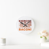 Het bacon van de oefening ronde klok (Huis)