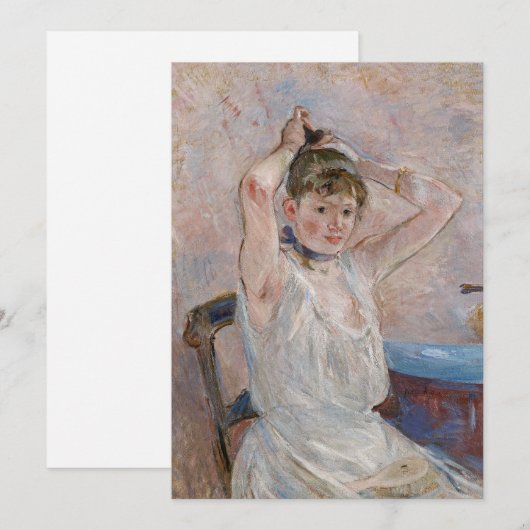 Het bad | Berthe Morisot (Voorkant / Achterkant)