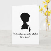 Het Bad Seed Wenskaart Kaart (Gele Bloem)