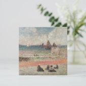 Het baden in Dieppe van Paul Gauguin (Staand voorkant)
