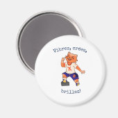 Het Badge van Stralende Creativiteit Magneet (Voorkant / Achterkant)