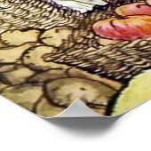 "Het Badgerhuis" van Arthur Rackham Poster (Hoek)